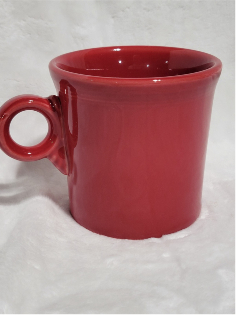 FIESTAWARE Tom & Jerry Ring-Handle Coffee Mug SCARLET red Fiesta -HLC